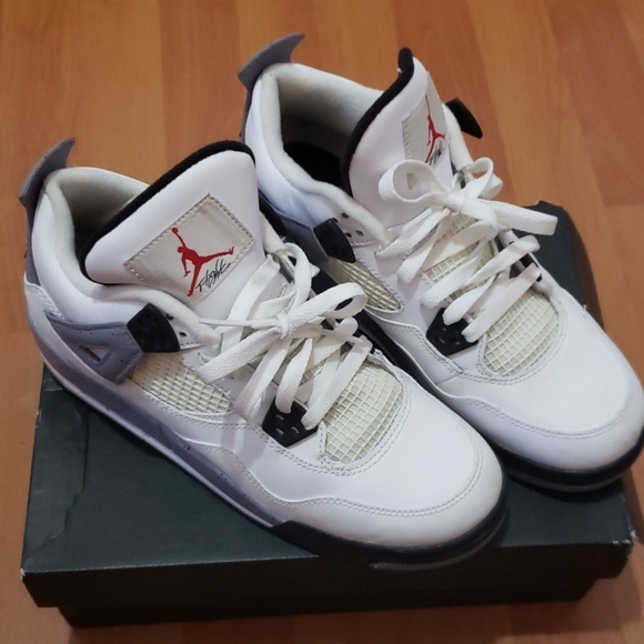 jordan 4 white cement gs